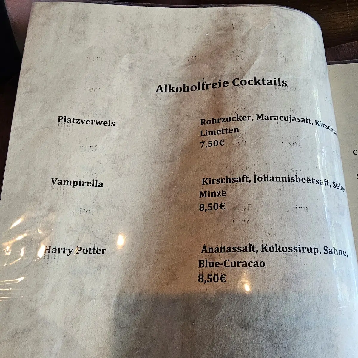 Speisekarte photo 6