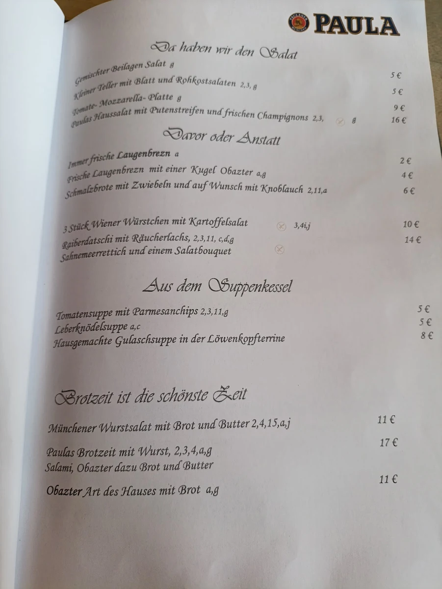Speisekarte photo 1