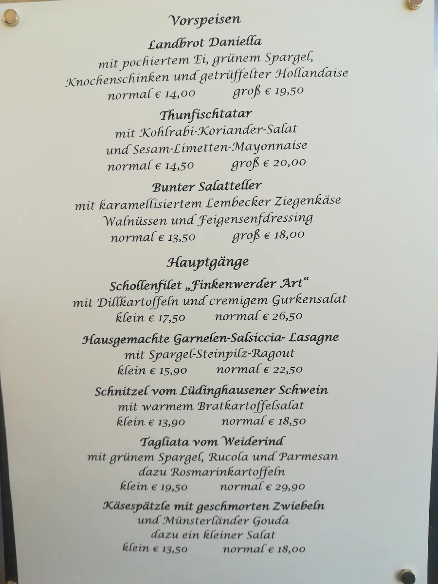 Speisekarte photo 2