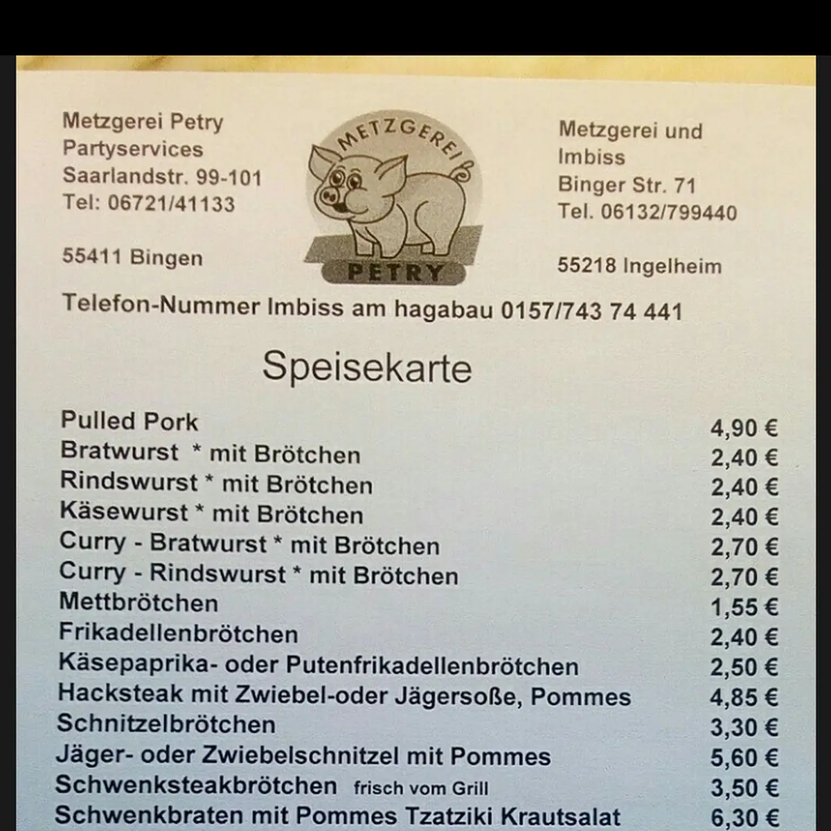 Speisekarte photo 4