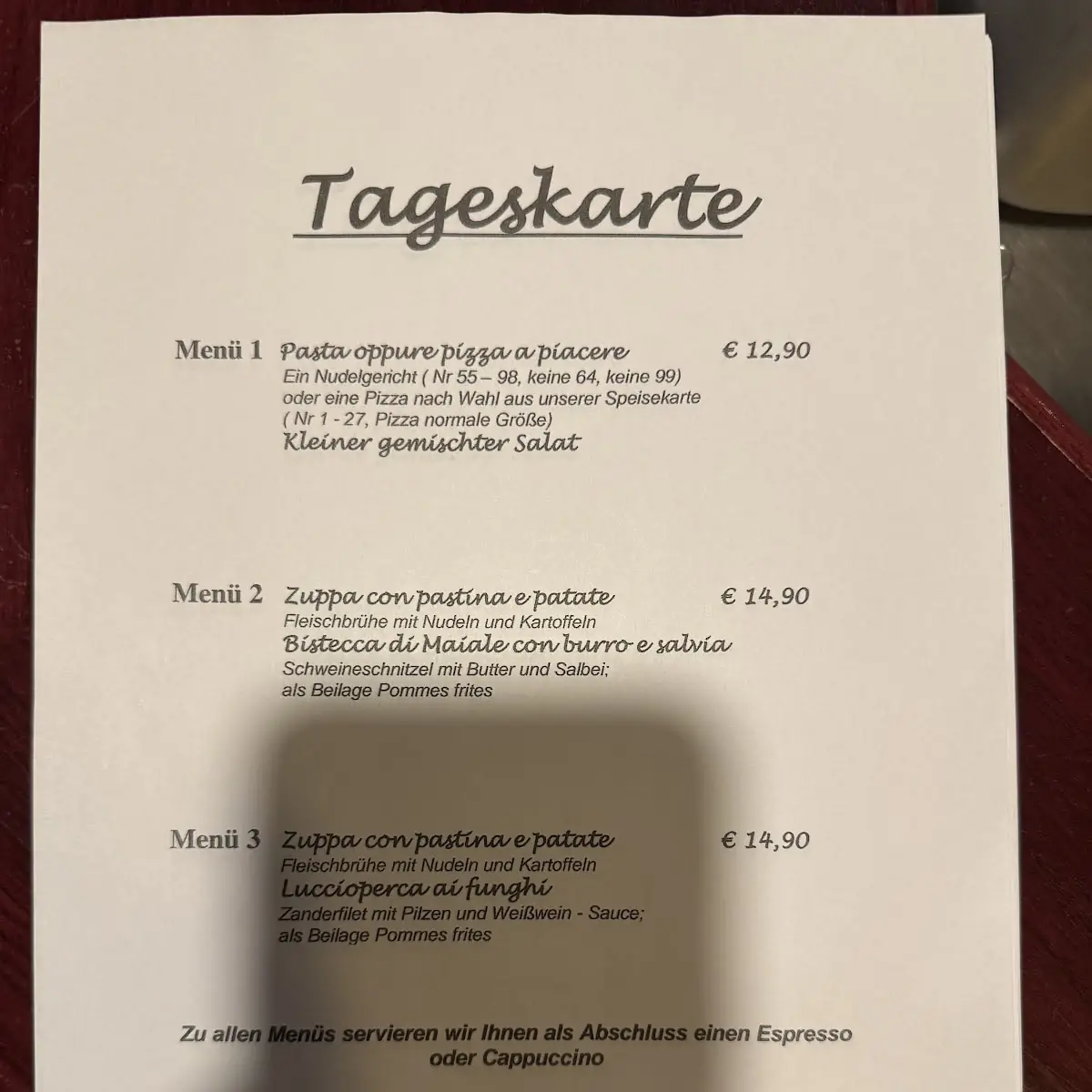 Speisekarte photo 10