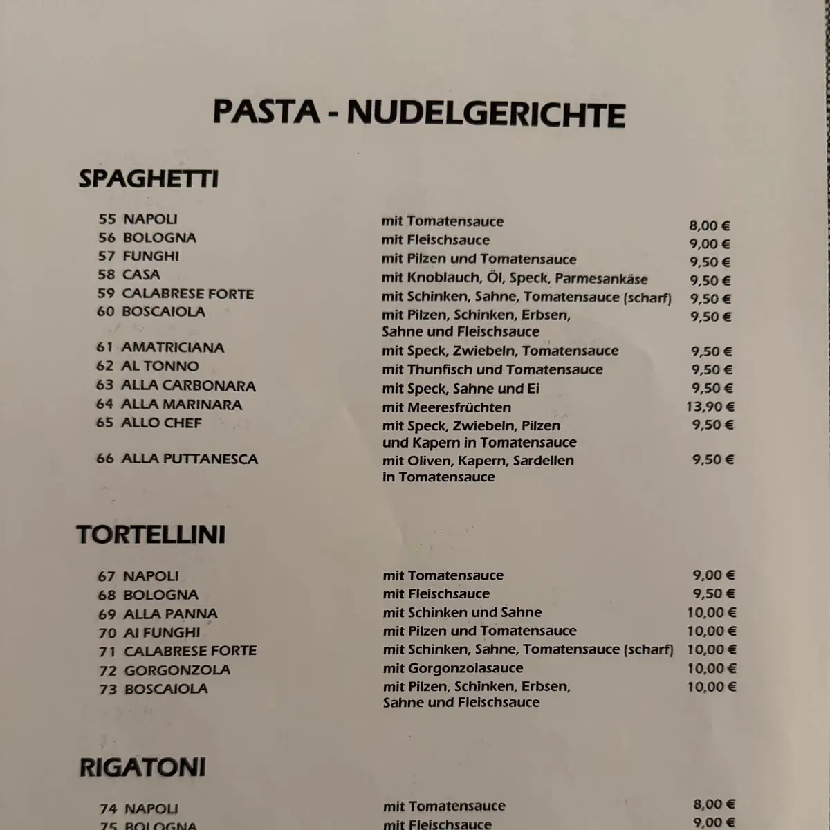 Speisekarte photo 6