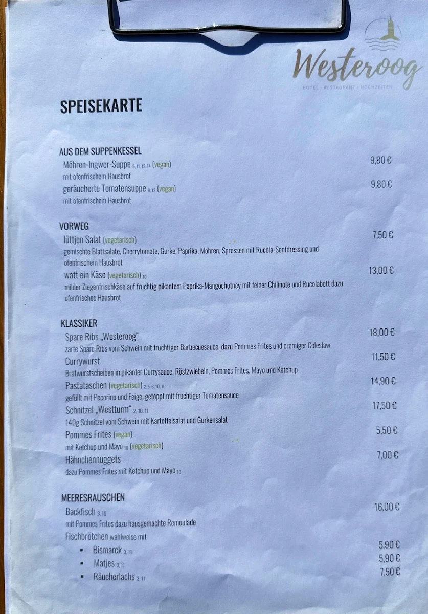Speisekarte photo 1
