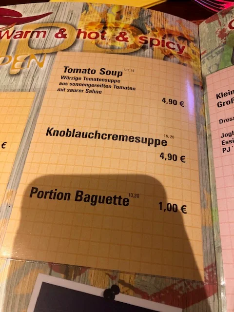Speisekarte photo 8