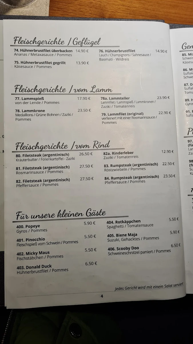 Speisekarte photo 4