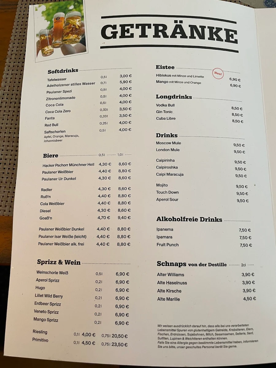 Speisekarte photo 2
