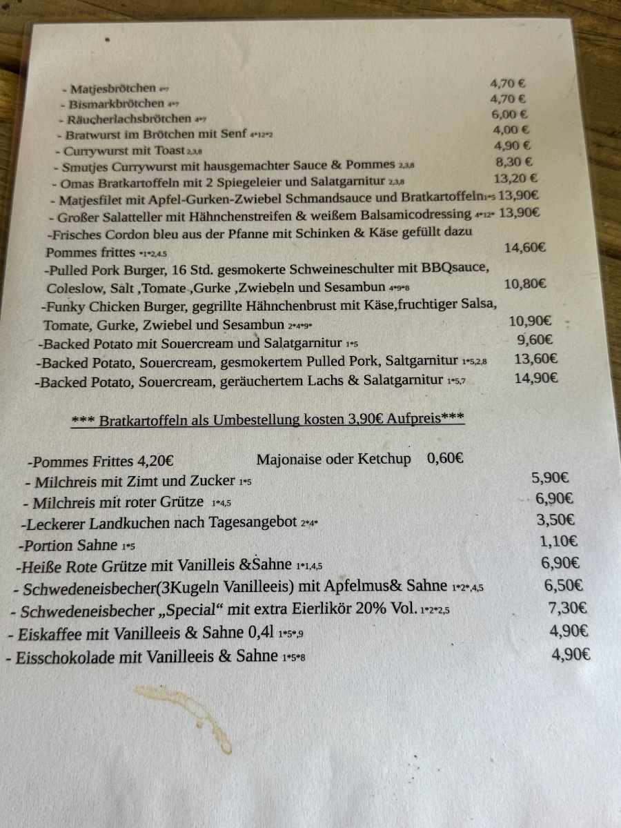 Speisekarte photo 2