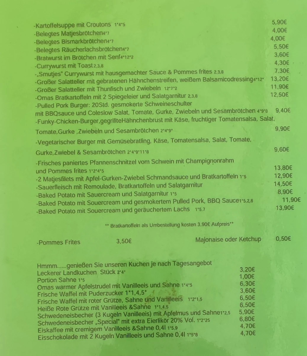 Speisekarte photo 6