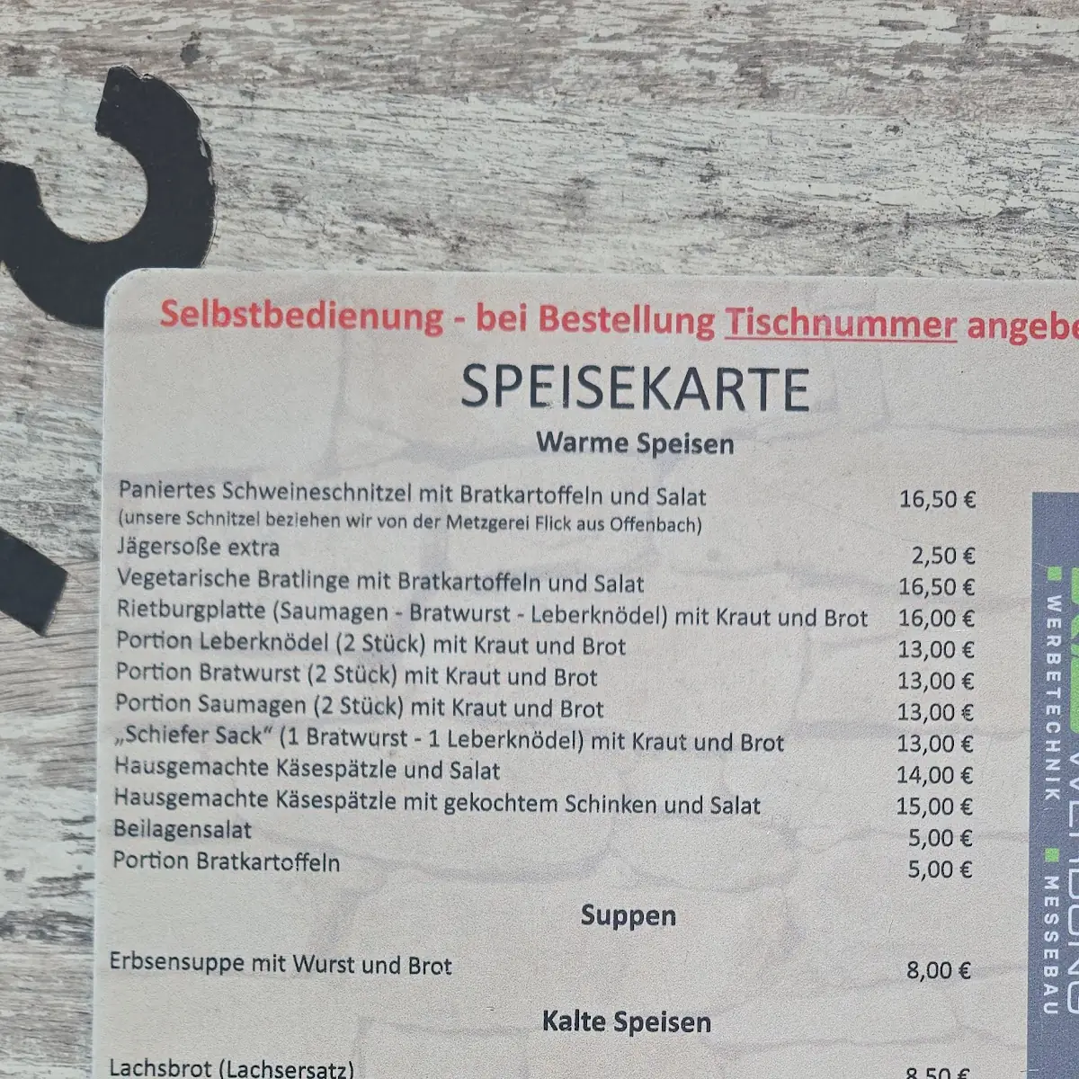 Speisekarte photo 5