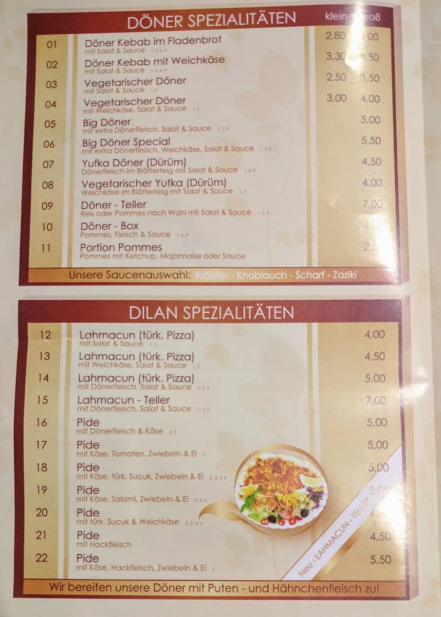 Speisekarte photo 3