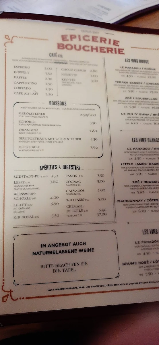 Speisekarte photo 2