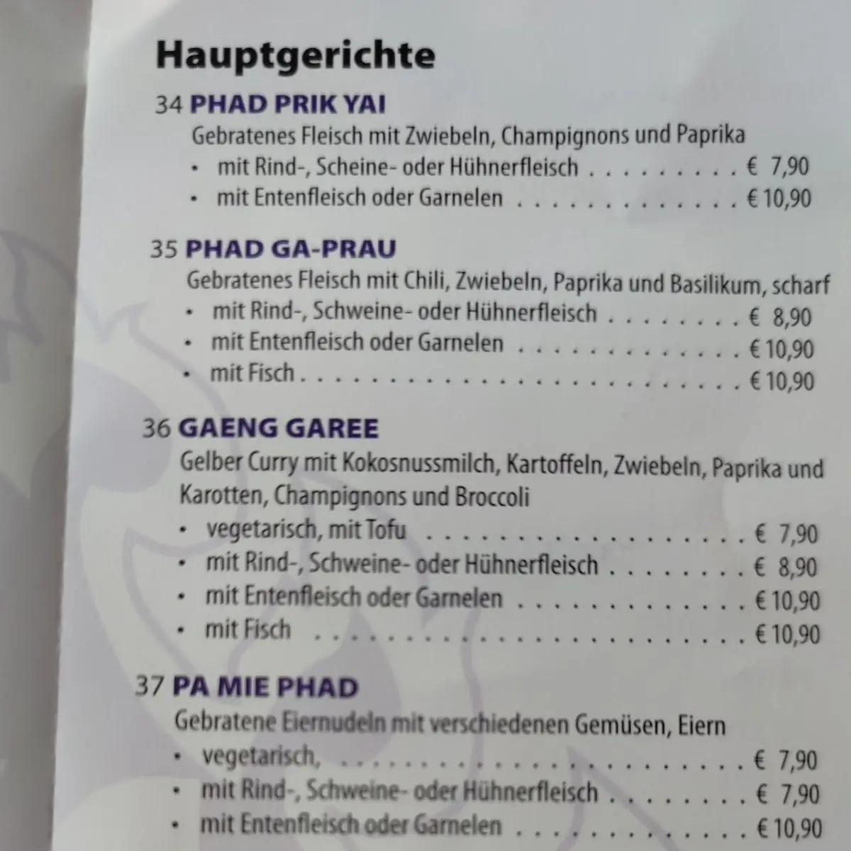 Speisekarte photo 10