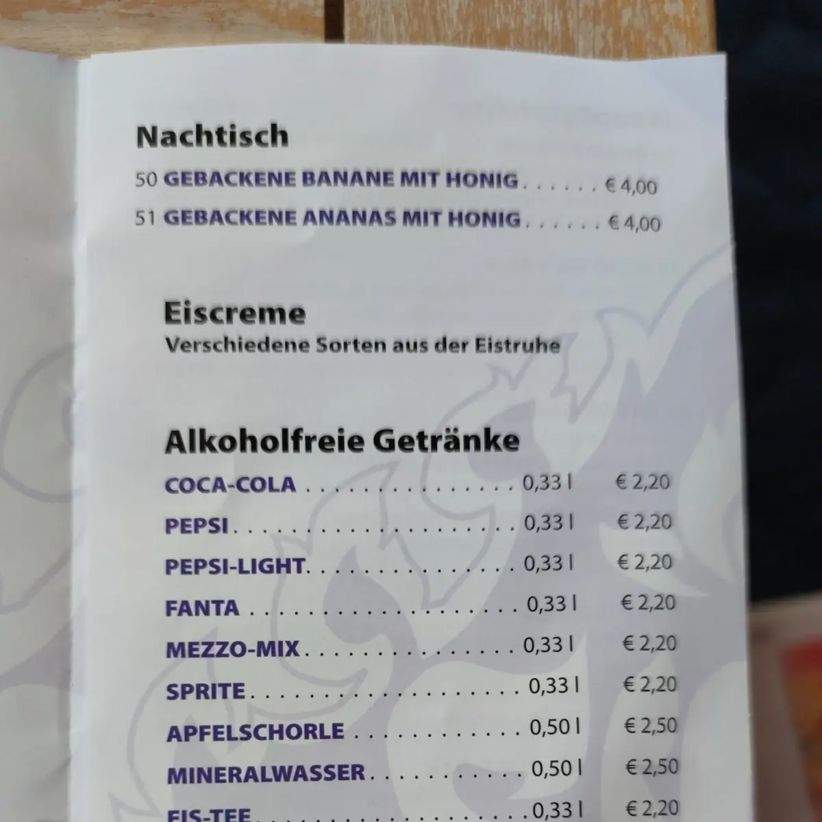 Speisekarte photo 6