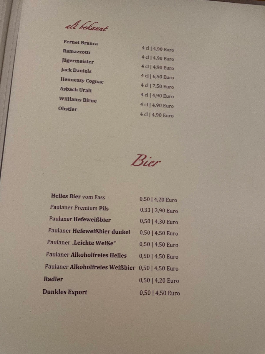 Speisekarte photo 4