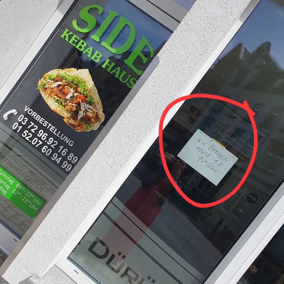 Speisekarte, Side Kebab Haus Stollberg