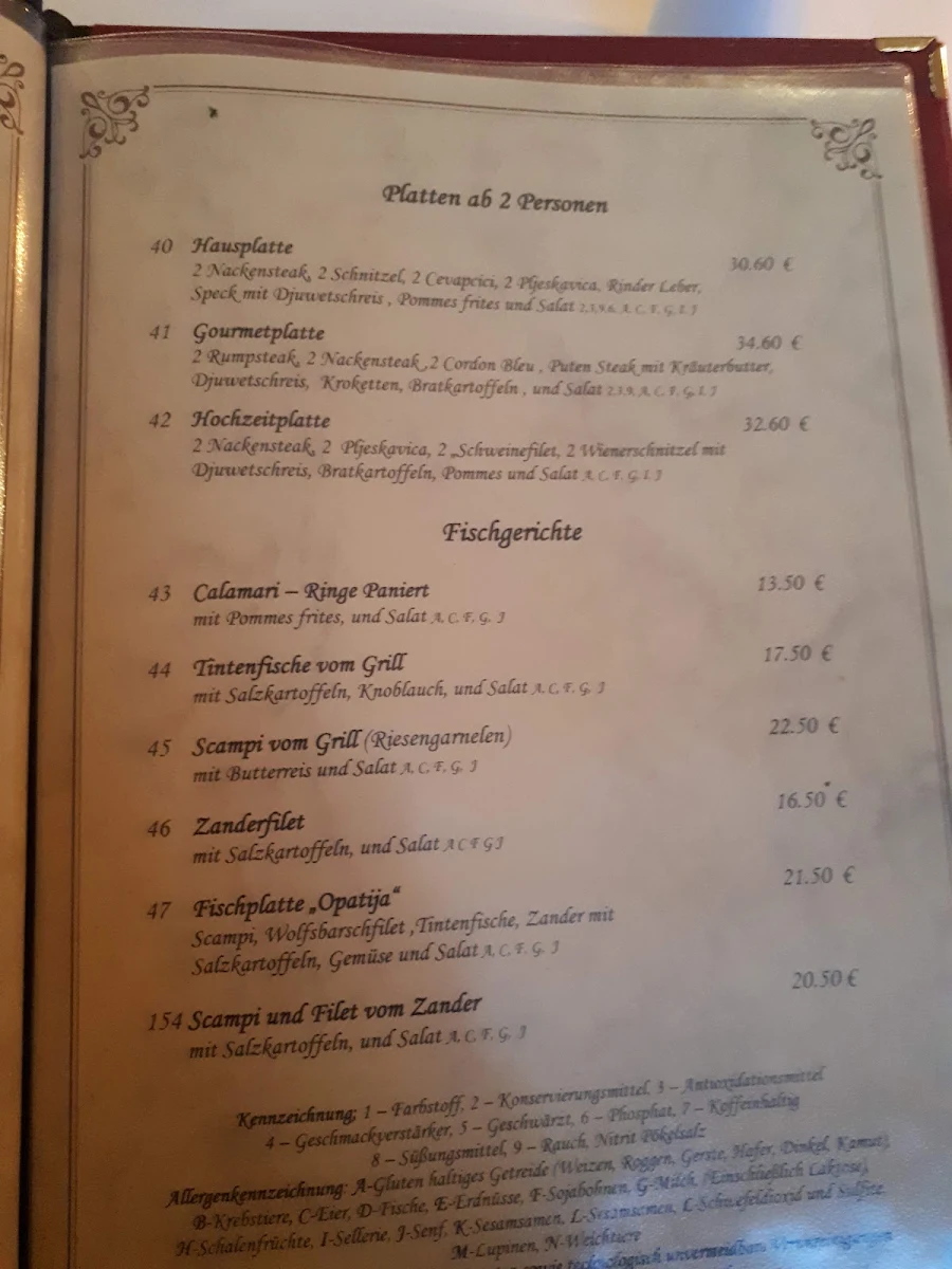 Speisekarte photo 2