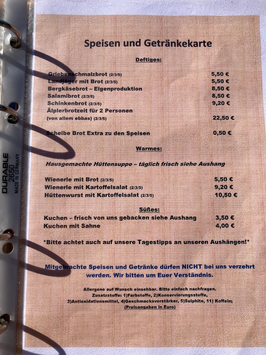 Speisekarte photo 3