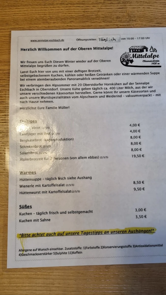 Speisekarte photo 5