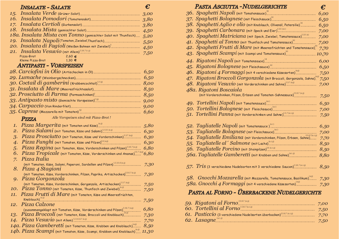 Speisekarte photo 1