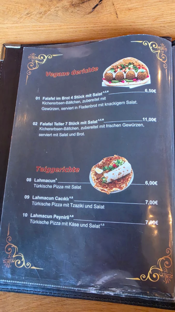 Speisekarte photo 2