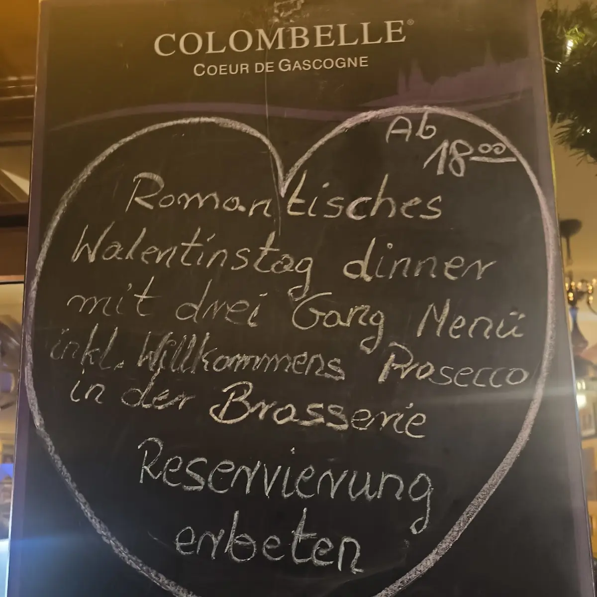 Speisekarte, Brasserie Alt-Tegel