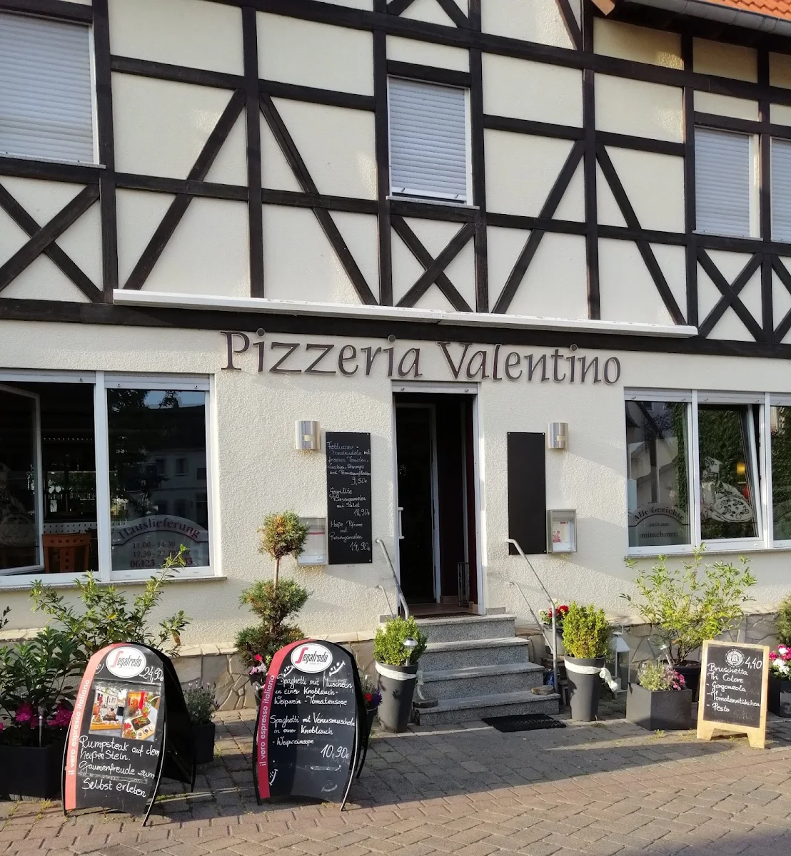 Speisekarte, Pizzeria Valentino