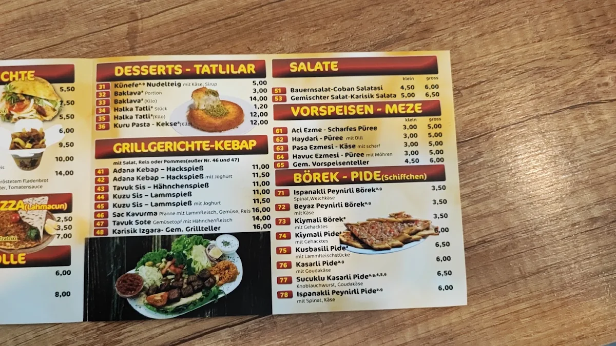 Speisekarte photo 2