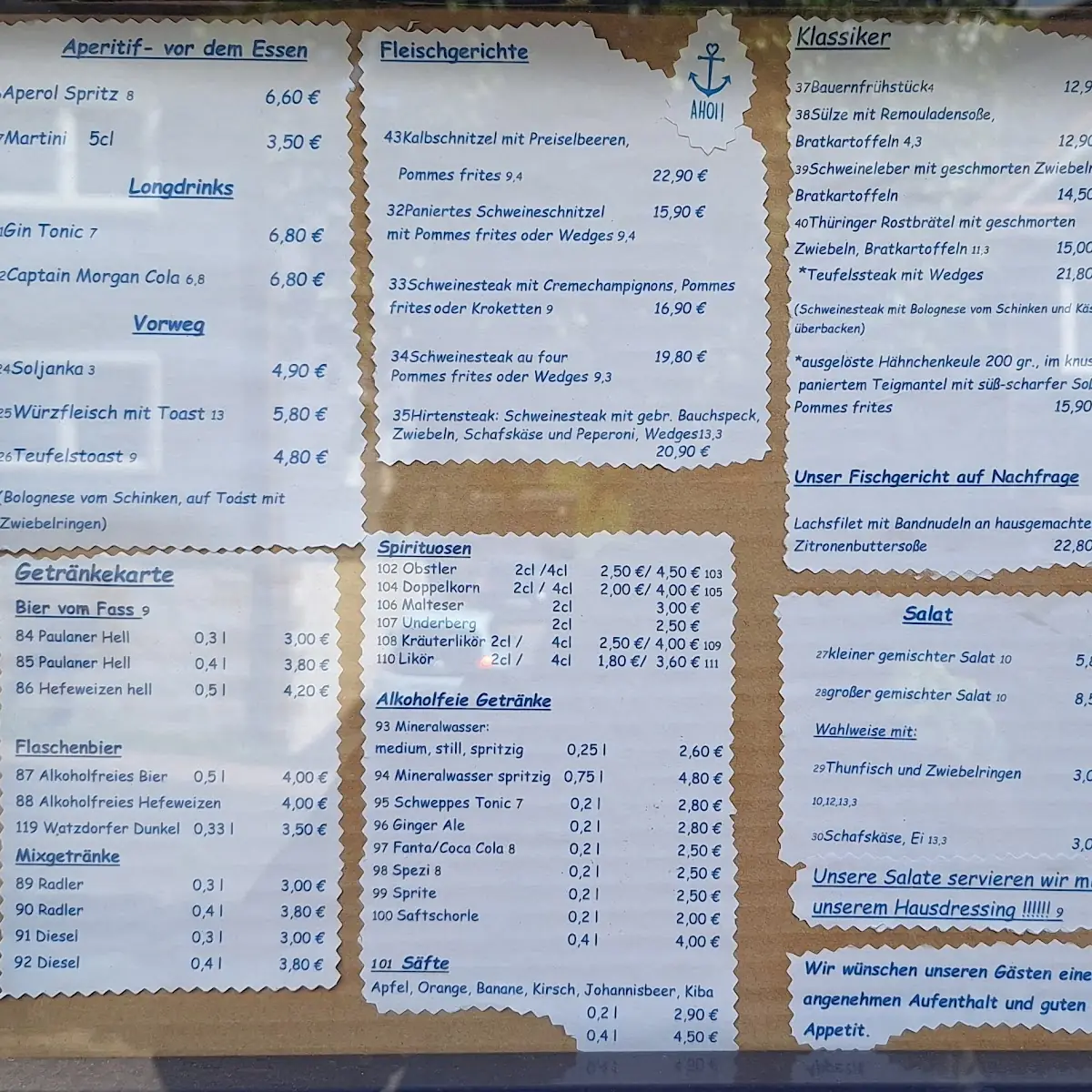 Speisekarte photo 1