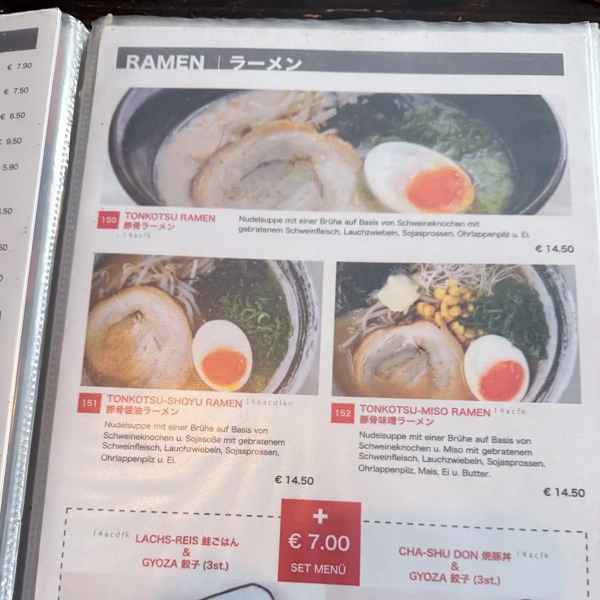 Speisekarte photo 2