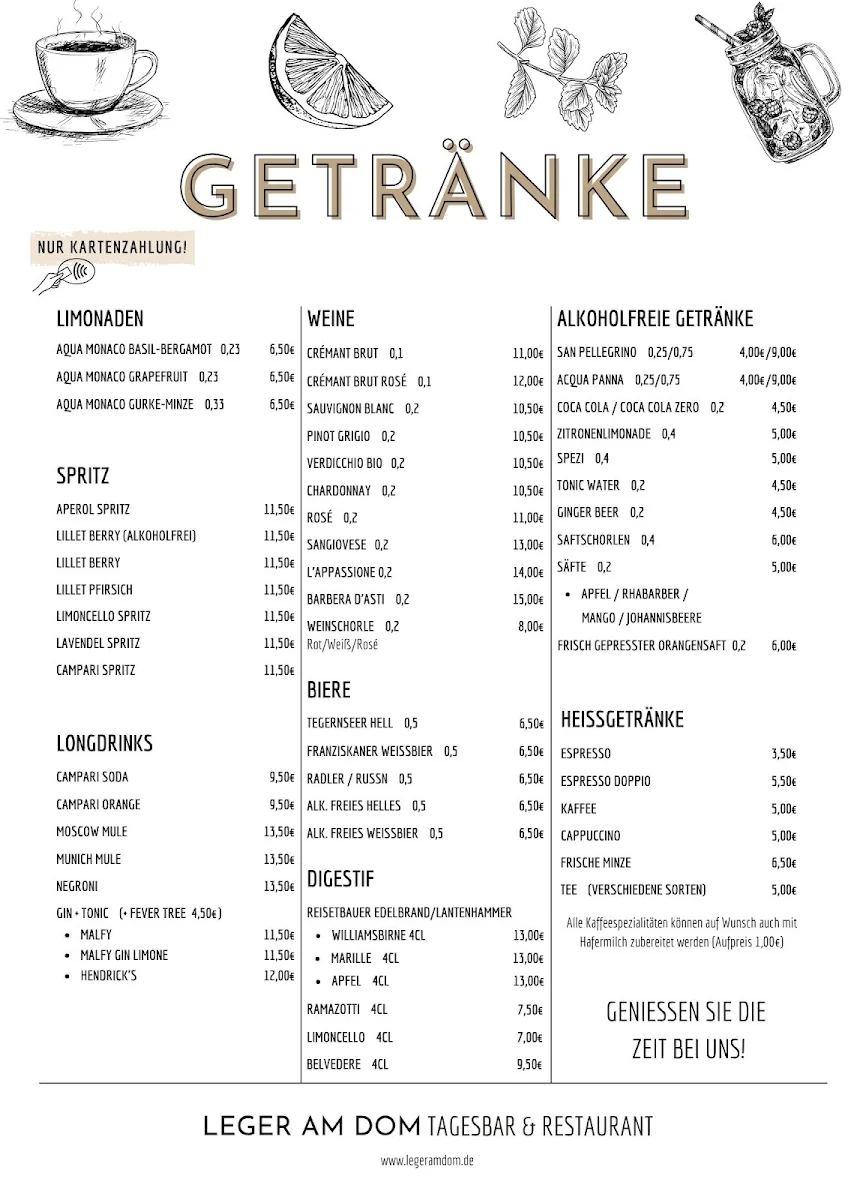 Speisekarte photo 2