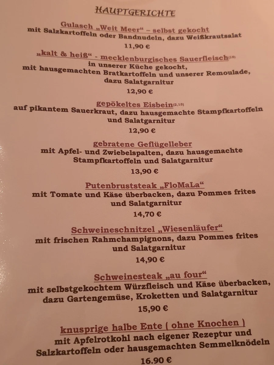 Speisekarte photo 8
