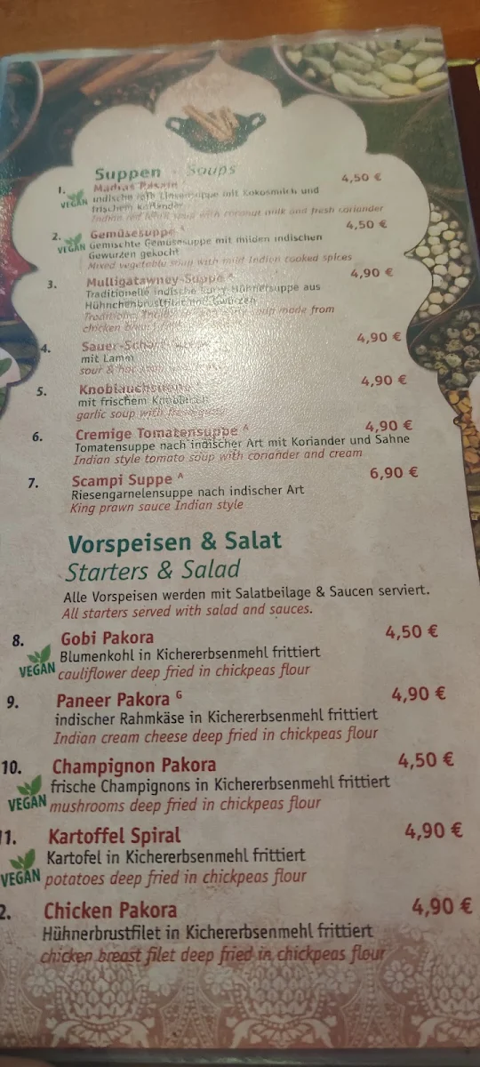 Speisekarte photo 2