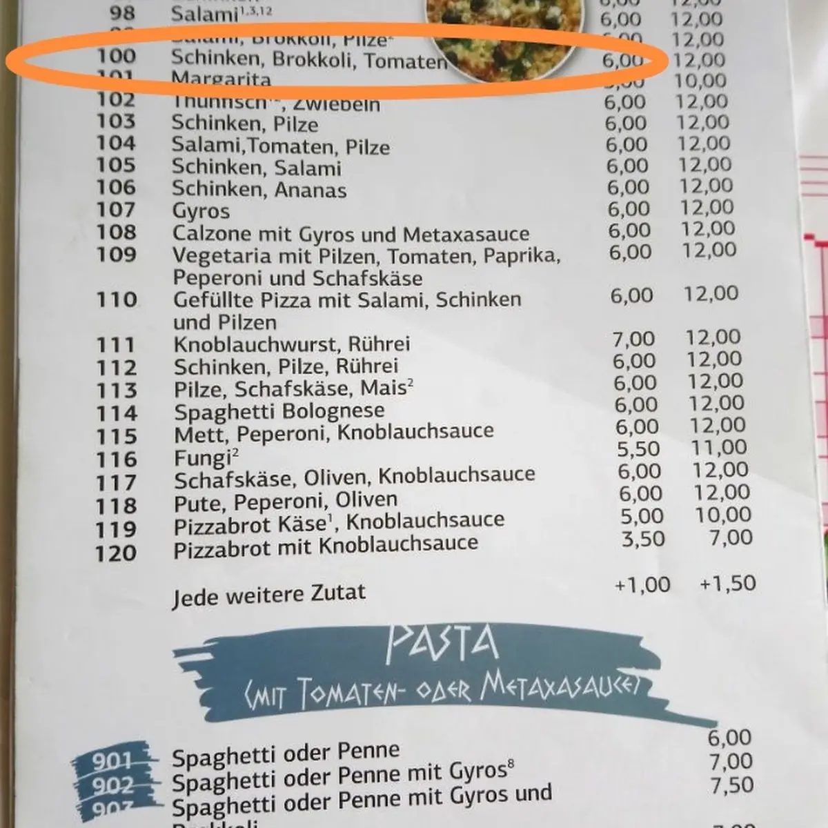 Speisekarte photo 3