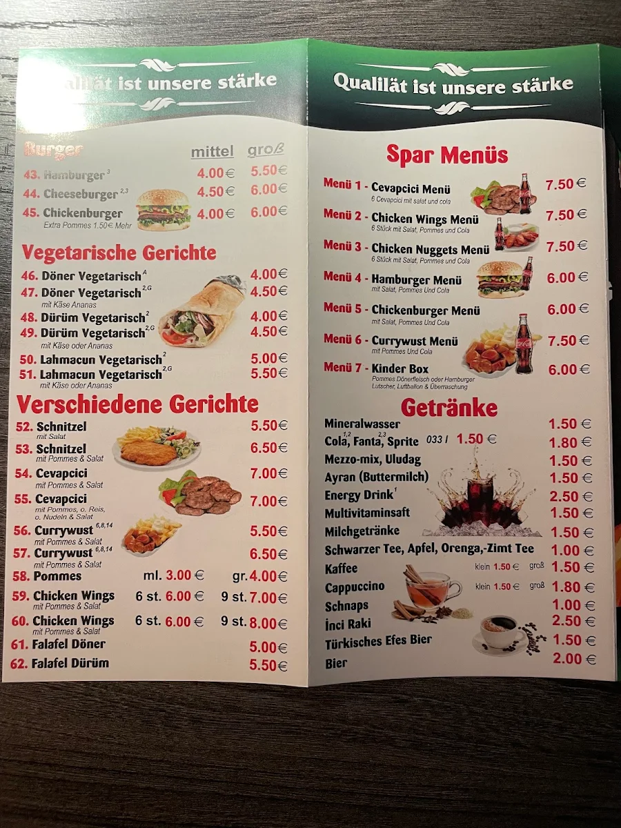 Speisekarte photo 1