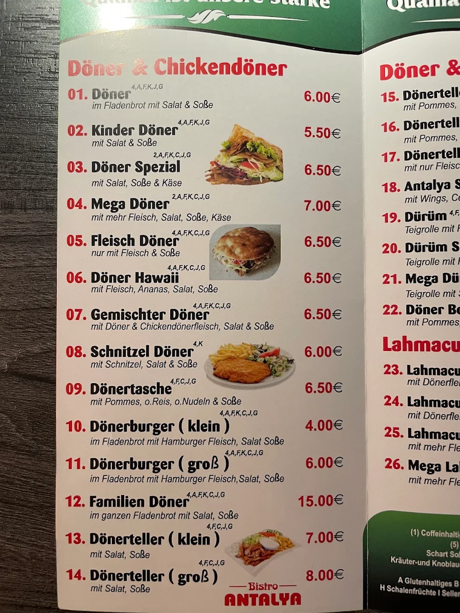 Speisekarte photo 2