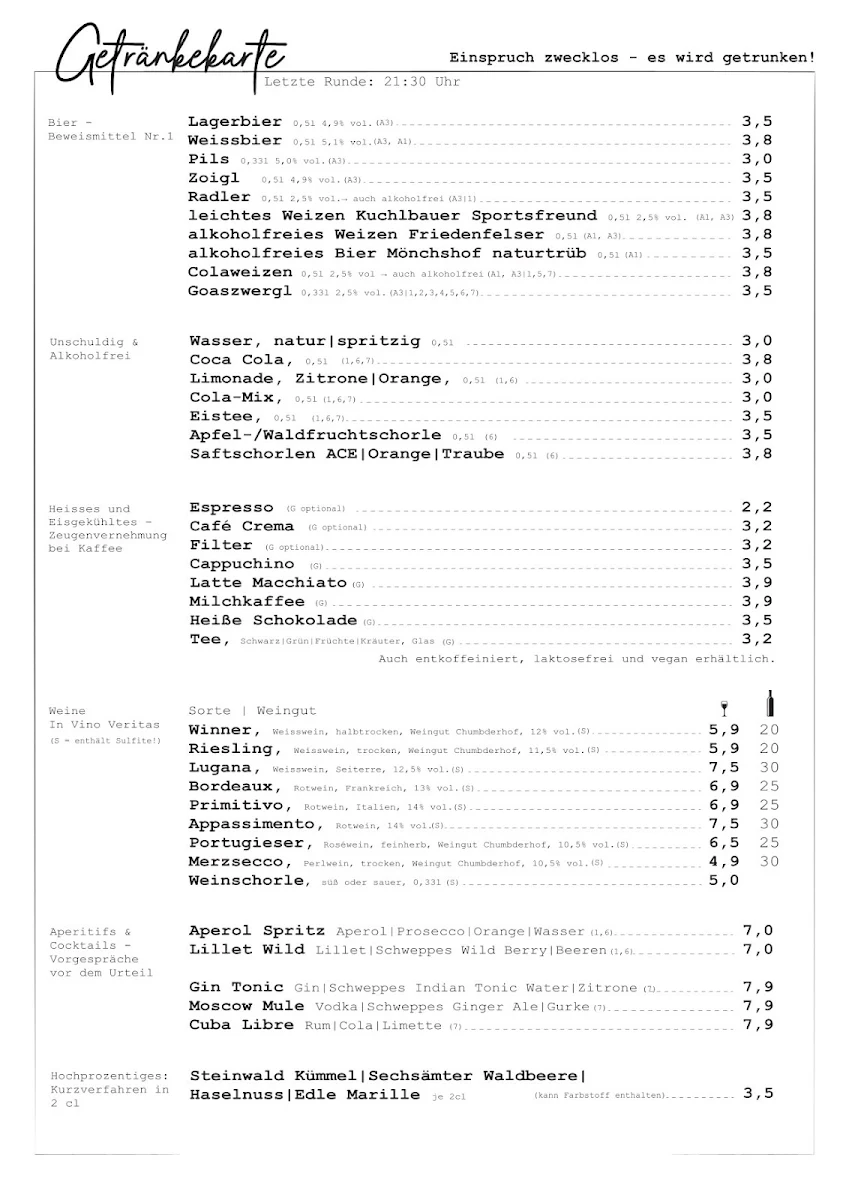 Speisekarte photo 1