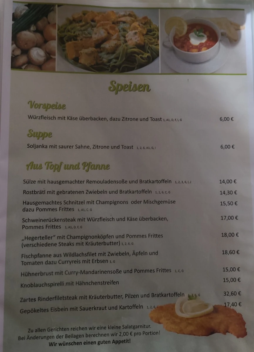 Speisekarte photo 1