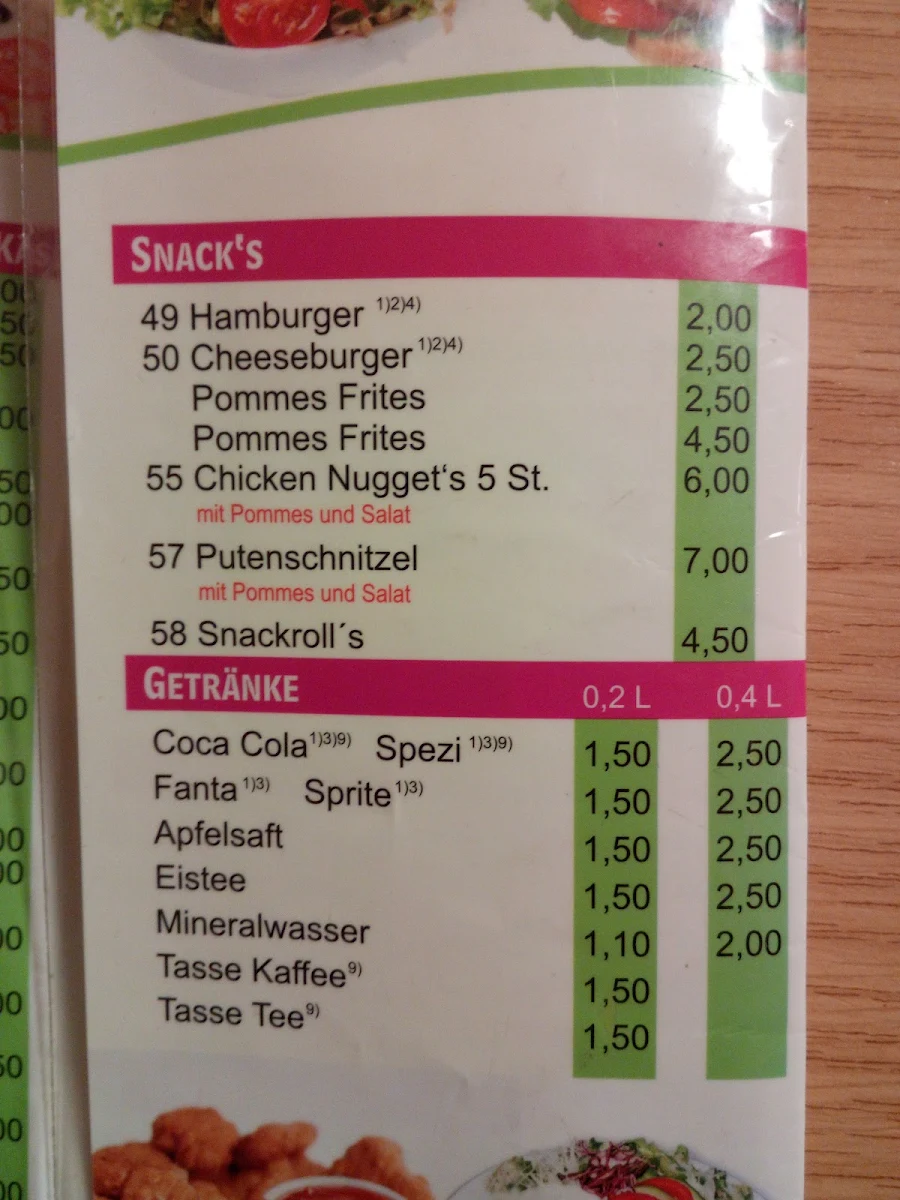 Speisekarte photo 9