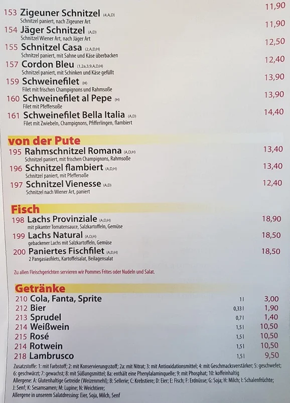 Speisekarte photo 3