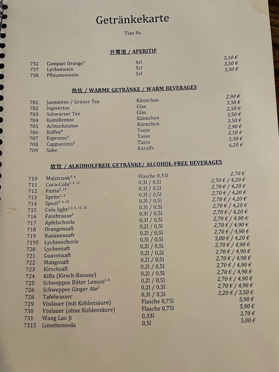 Speisekarte photo 2