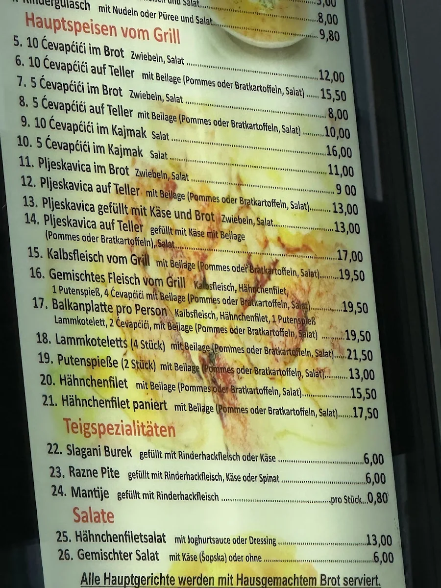 Speisekarte photo 1