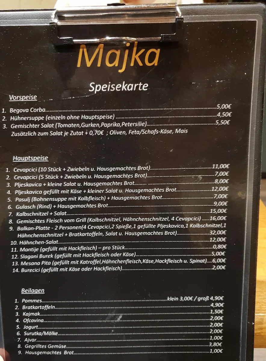 Speisekarte photo 2