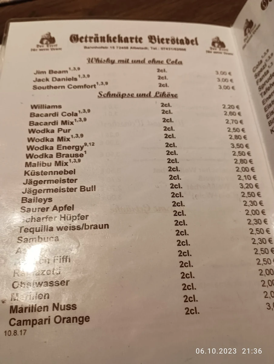 Speisekarte photo 2