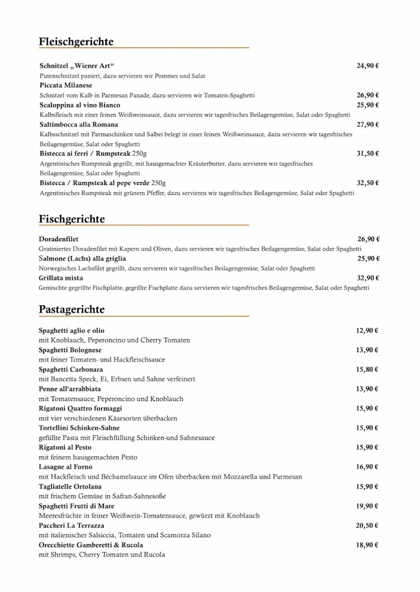Speisekarte photo 2