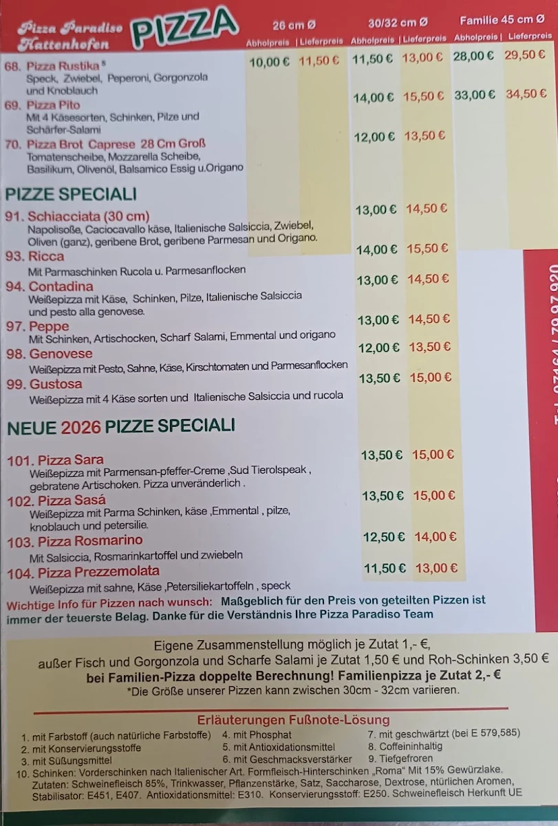Speisekarte photo 2