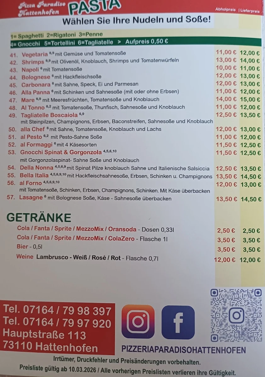 Speisekarte photo 3