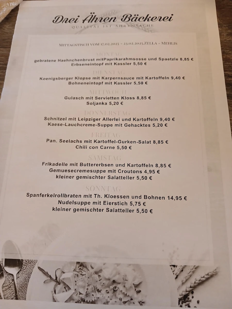 Speisekarte photo 2