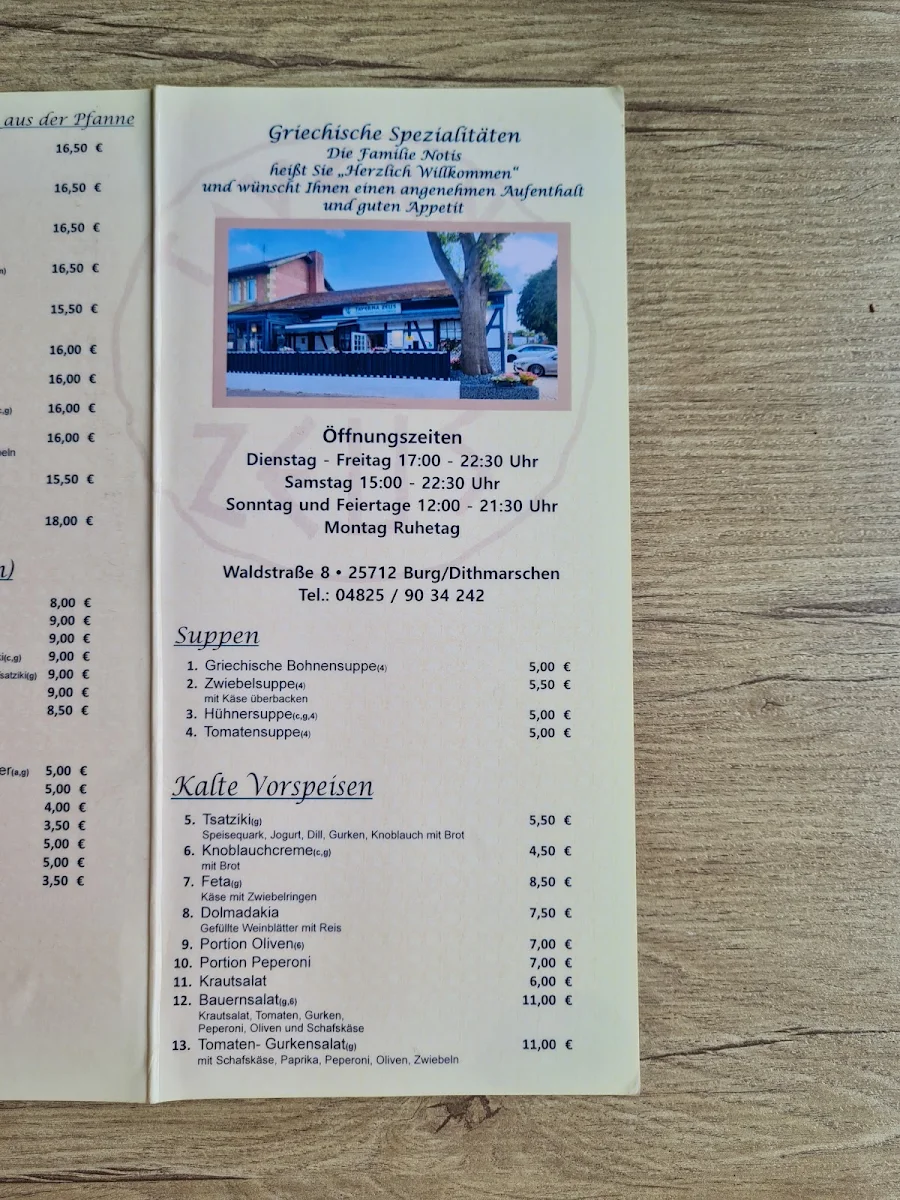 Speisekarte photo 3