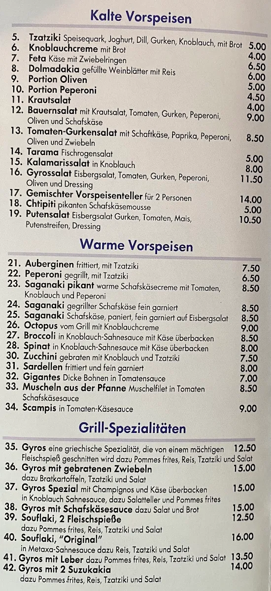Speisekarte photo 5