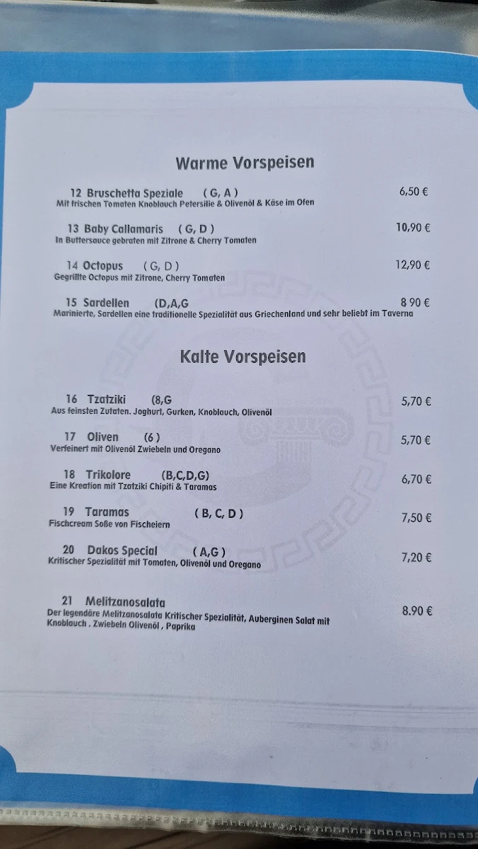 Speisekarte photo 2